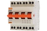 Модульный переключатель трехпозиц. МП-63 4Р 63А TDM SQ0224-0036