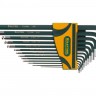 Набор ключей имбусовых Kraftool "INDUSTRIE"длинные HEX0,05-3/8 mm 13шт 27444-Н13
