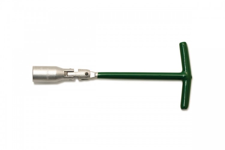 547516 Ключ свечной карданный с резиновой вставкой 16×500 мм