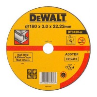 Диск DT 3420 DeWalt отрезной прямой,ф180х22.2х3мм,д\металла