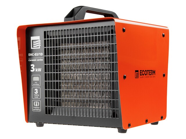 Нагреватель воздуха электр. Ecoterm EHC-03/1D