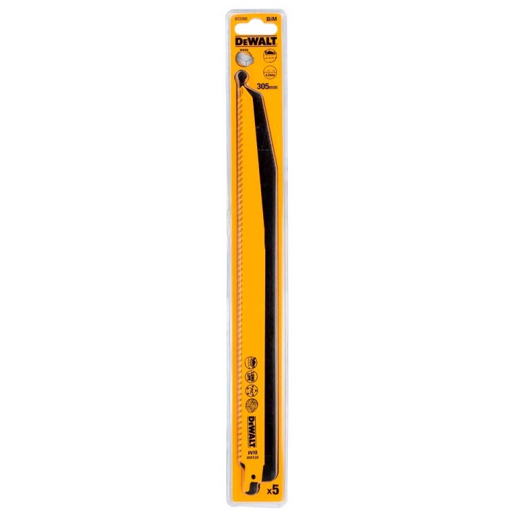 Набор полотен для сабельной пилы S1411DF DeWalt 5шт (DT2350)