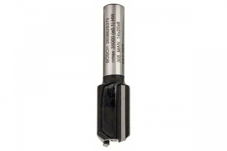 BOSCH Фреза 2.608.628.375 пазовая, 2 лезвия, хв-8мм