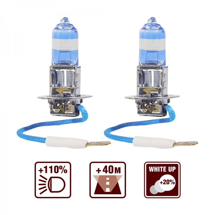 Галогенная лампа AVS SIRIUS/NIGHT WAY/ PB H3.12V.55W.Plastic box-2 шт. A78946S