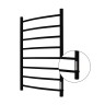 Полотенцесушитель MELODIA Classica Electro 50*80 П8 cухой ТЭН 99Вт встр.диммер чёрный MTRCAE5080_bk