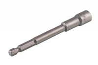 Ключ-насадка магнитная 10х100мм 1/4" Cr-V Whirlpower 967-23-1-10010