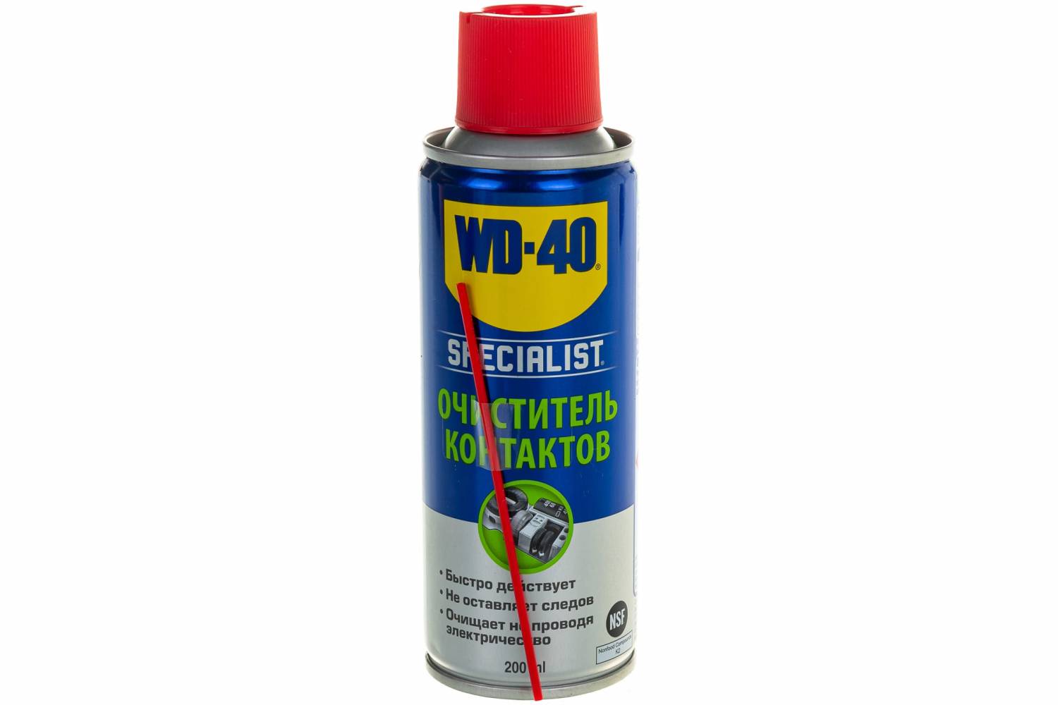 Купить WD-40 SPECIALIST 200мл (быстросохнущ. очиститель контактов) SP70247  в интернет-магазине УМЕЛЕЦ в Подольске за 473 руб. тел 8-984-707-12-66