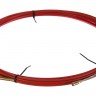 Протяжка кабельная (мини УЗК в бухте), стеклопруток, d=3,5мм, 10м КРАСНАЯ 47-1010