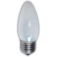 Лампа гладкая свеча матовая 40 Вт Е27 GE  00939