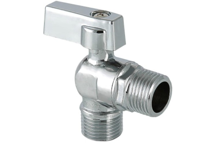 Кран шаровой VALTEC угловой для подкл. с/т приборов 1/2"х1/2"