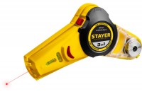 STAYER Drill Assistant уровень с приспособлением для сверления, 7м, точн. +/-1,5 мм/м 34987