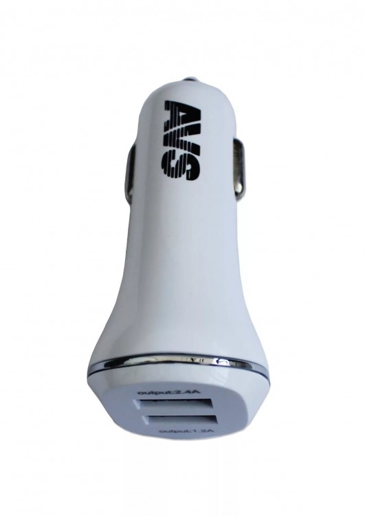 USB автомобильное зарядное устройство AVS 2 порта UC-322 (2,4А)