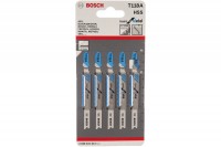 Пилки для лобзика по металлу (67 мм; 5 шт.) HSS T118 A Bosch 2.608.631.013