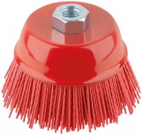 Корщетка-чашка нейлоновая Профи 65 мм, М14 FIT 38796