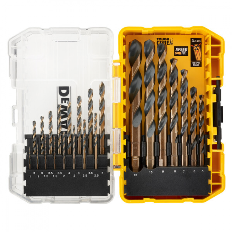 Набор сверл по металлу Black&Gold 23 шт. DeWALT DT70729-QZ