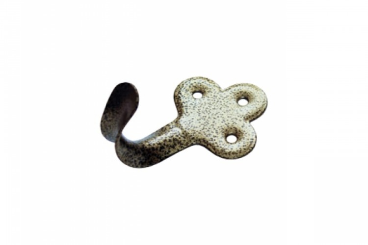 Крючок-вешалка фигурный мод.2 бронзовый антик 1 рож.ДОМАРТ ф777