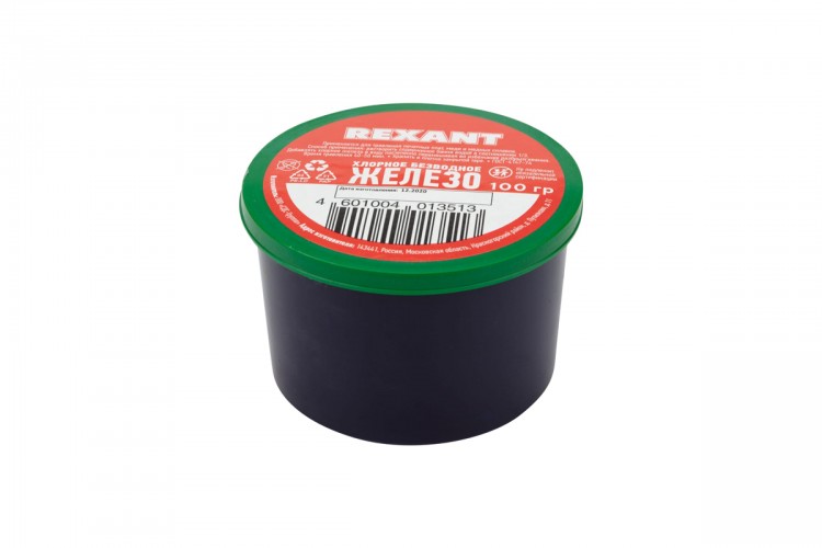 Хлорное железо REXANT, 100 г, банка 09-3780