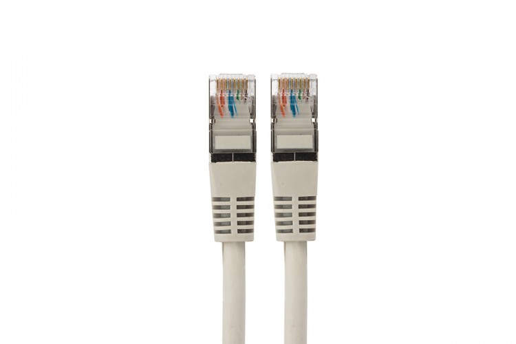 Патч-корд U/UTP 5e кат.RJ45-RJ45 неэкранированный серый 1,5м 18-8004
