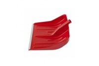 Лопата для уборки снега пластиковая, красная, 420х425 мм, без черенка, Россия// Сибртех