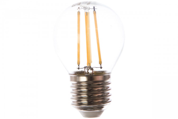 Лампа светодиодная LED-ШАР-deco 9Вт 230В E27 3000K 810Лм прозр. IN HOME 4690612026268