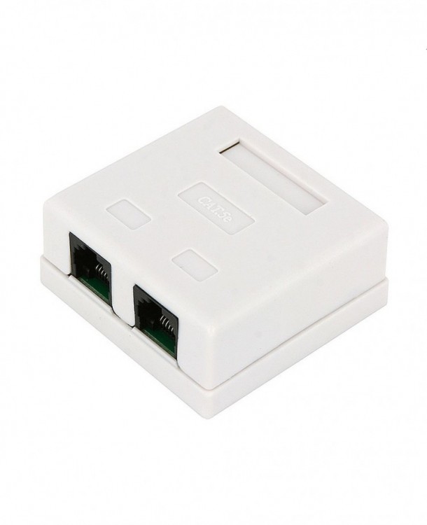 Розетка ком.2RJ-45 8P-8C 5 кат