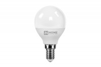 Лампа светодиодная LED-ШАР-VC 8Вт 230В E14 3000K 760Лм InHOME 4690612020549