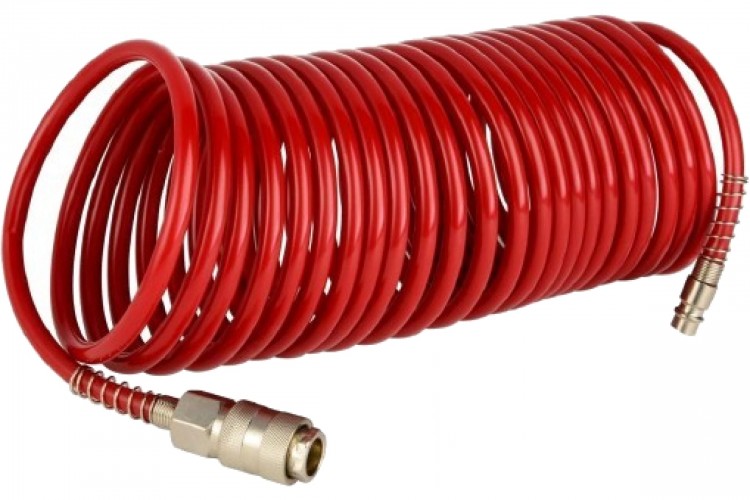 Шланг спиральный (полиамид),5м,5х8мм,15бар,рапид ELITECH 0704.011400