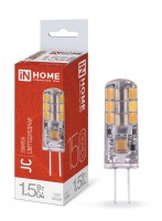Лампа светодиодная LED-JC 1.5 3Вт 12В G4 4000K 150Лм INHOME 4690612035963