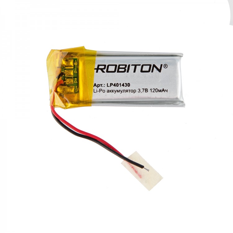 Аккумулятор Robiton LP401430 3.7В 120мАч РК1