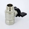 Кран шаровой 1/2" вн/нар ручка бабочка BUGATTI серия ARIZONA 607