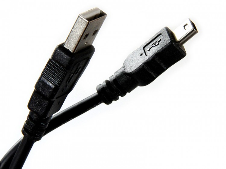 Шнур mini USB - USB-A 3М черный 18-1136-2