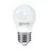 Лампа светодиодная LED-ШАР-VC 8Вт 230В E27 3000K 600Лм InHOME 4690612020563