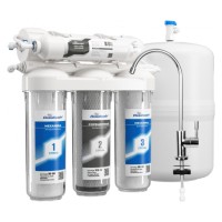 АБФ-ОСМО-5 Система очистки воды ОБРАТНОГО ОСМОСА под кухонную мойку с отдельным краном -5 ст.очистки