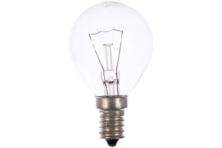 Лампа накаливания Свеча 40W Е14 прозр. КОСМОС