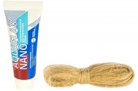 61008 AquaflaxNano, набор паста 80г туба +20г лён(ЕВРО)