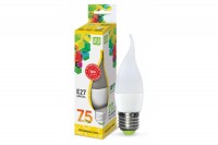 Лампа светодиодная LED-СВЕЧА НА ВЕТРУ -standart 7,5Вт 230В E27 3000К ASD 4690612004570 10шт