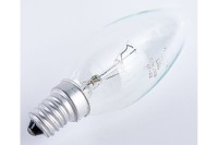 Лампа накаливания Свеча 60W Е14 прозр. КОСМОС