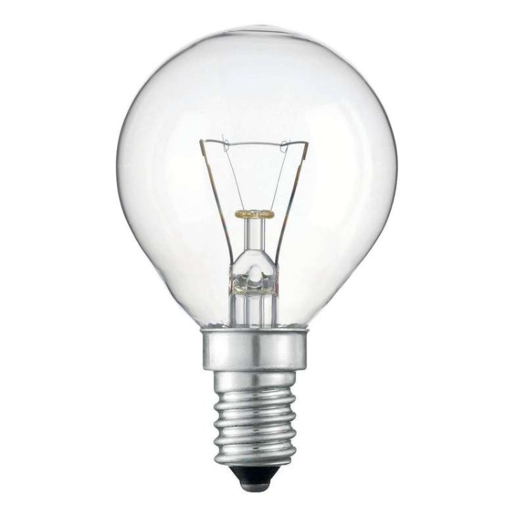 Лампа накаливания Шар 60W Е14 прозр. КОСМОС