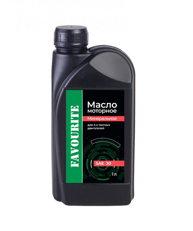 Масло минеральное для 4-х двигателей SAE 30 1л FAVOURITE FO-4TM