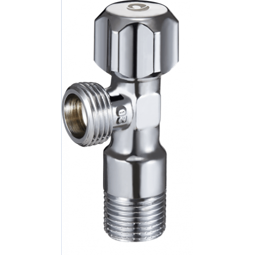 FZ61,приборный регулировочный для подкл сантех приборов 1/2″х1/2″ латунный хром