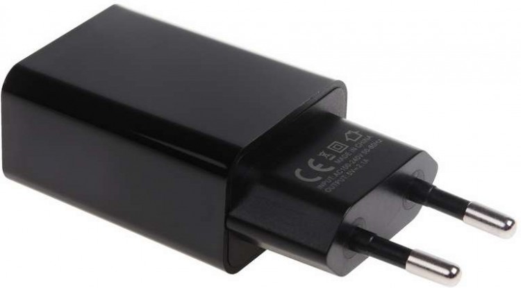 Сетевое зарядное уст-во USB(СЗУ) 5V?2100mA черное REXANT 18-2221