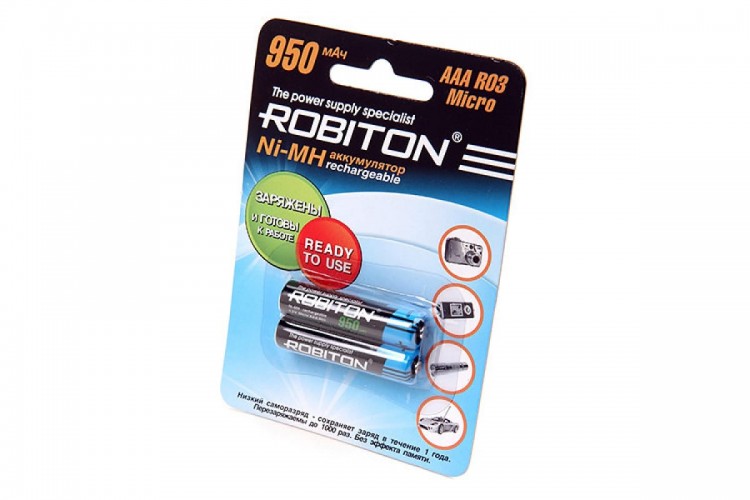 Аккумулятор Robiton 950МНААА-2