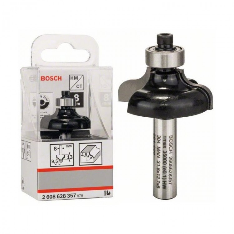 BOSCH Фреза 2.608.628.357 профильная, 2 лезвия, хв-8мм